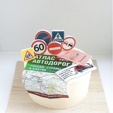 Торт "Покорительнице дорог" купить - первоуральск.сладкоежкин.рф