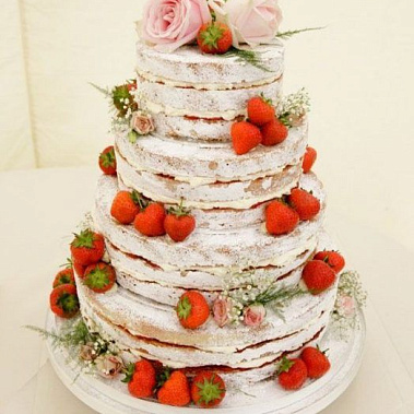 Торт клубничные розы купить - первоуральск.сладкоежкин.рф