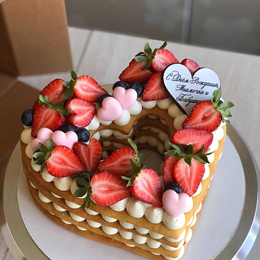 Торт «Сердце» купить - первоуральск.сладкоежкин.рф