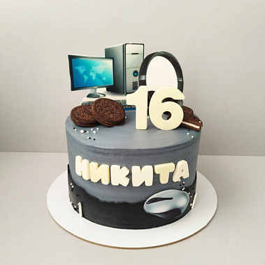 Торт "Компьютер" купить - первоуральск.сладкоежкин.рф
