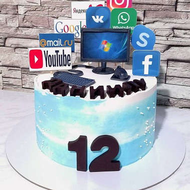 Торт "Соц-сети" купить - первоуральск.сладкоежкин.рф