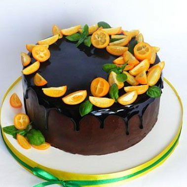 Торт глазурь с дольками купить - первоуральск.сладкоежкин.рф