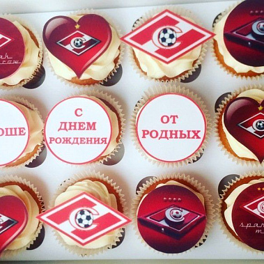 Капкейки "Спартак" купить - первоуральск.сладкоежкин.рф