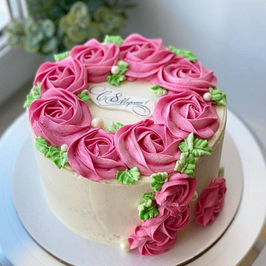 "Розовый венок" купить - первоуральск.сладкоежкин.рф