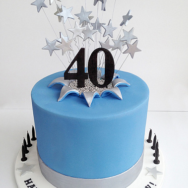 Торт "40" купить - первоуральск.сладкоежкин.рф